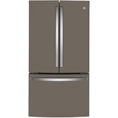 36-inch, 23.1 cu.ft. Counter-Depth French 3-Door Refrigerator with Interior Ice Maker (GWE23GYNFS)