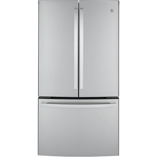 36-inch, 23.1 cu.ft. Counter-Depth French 3-Door Refrigerator with Interior Ice Maker (GWE23GYNFS)
