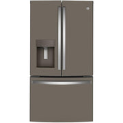 36-inch, 22.1 cu.ft. Counter-Depth French 3-Door Refrigerator with external water and ice dispensing system (GYE22GMNES)