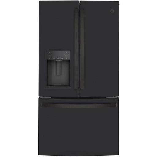 36-inch, 22.1 cu.ft. Counter-Depth French 3-Door Refrigerator with external water and ice dispensing system (GYE22GENDS)