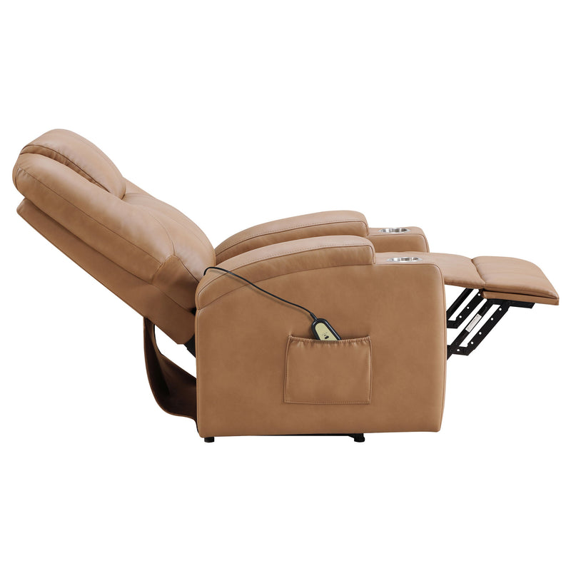 Armstrong Upholstered Power Lift Massage Recliner