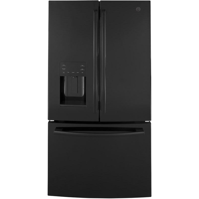 36-inch, 25.6 cu. ft. French 3-Door Refrigerator (GFE26JGMBB)
