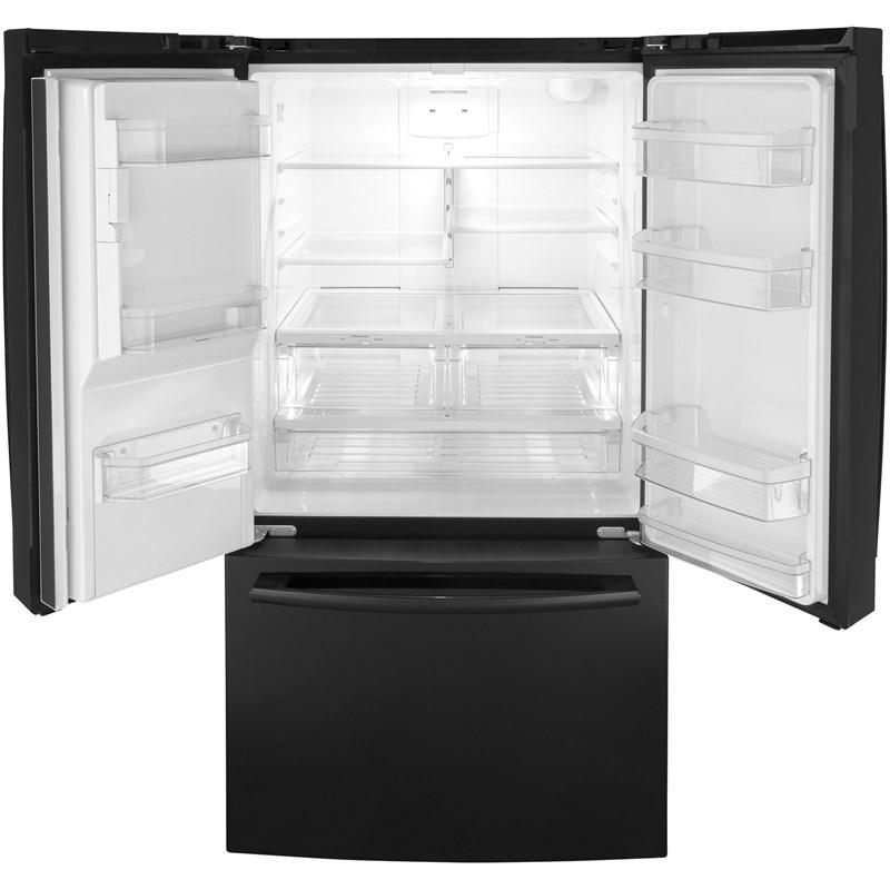 36-inch, 25.6 cu. ft. French 3-Door Refrigerator (GFE26JGMBB)