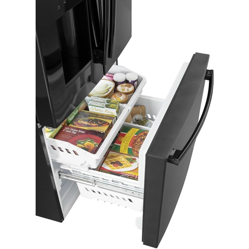 36-inch, 25.6 cu. ft. French 3-Door Refrigerator (GFE26JGMBB)