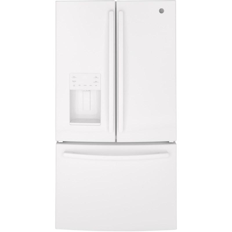 36-inch, 25.6 cu. ft. French 3-Door Refrigerator (GFE26JGMWW)
