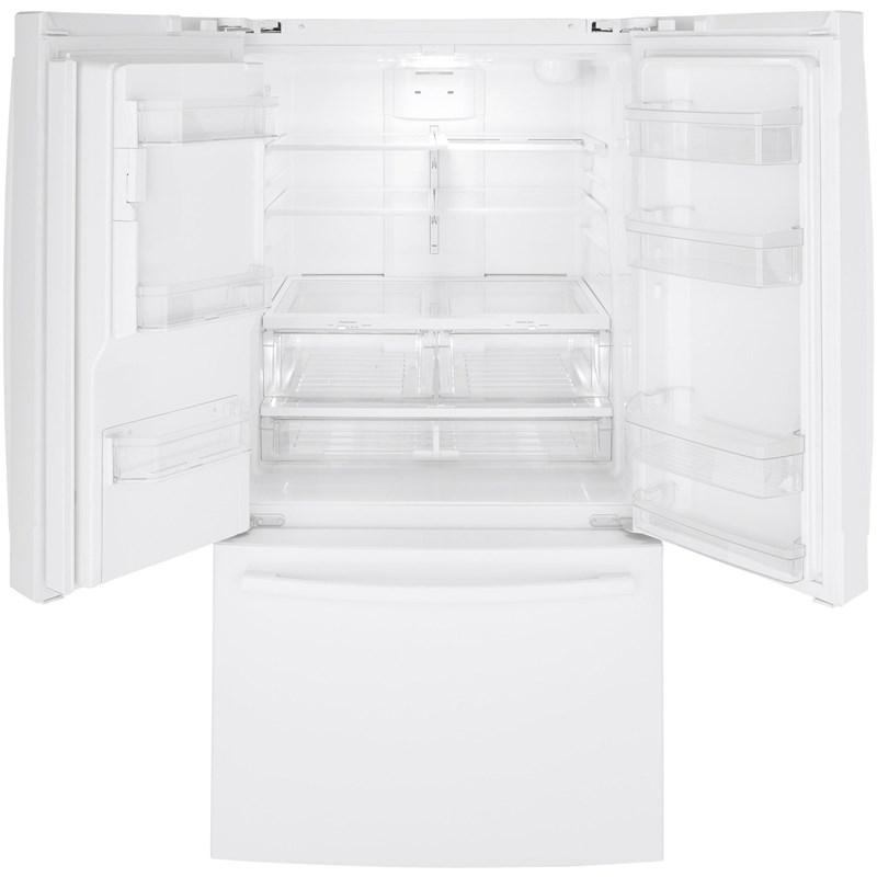 36-inch, 25.6 cu. ft. French 3-Door Refrigerator (GFE26JGMWW)