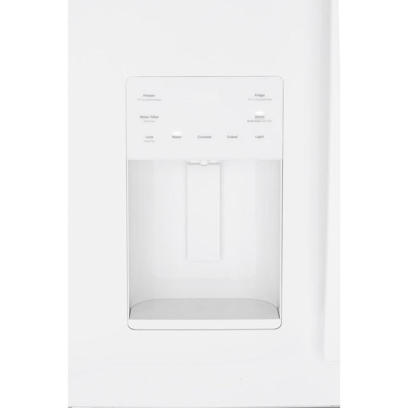 36-inch, 25.6 cu. ft. French 3-Door Refrigerator (GFE26JGMWW)