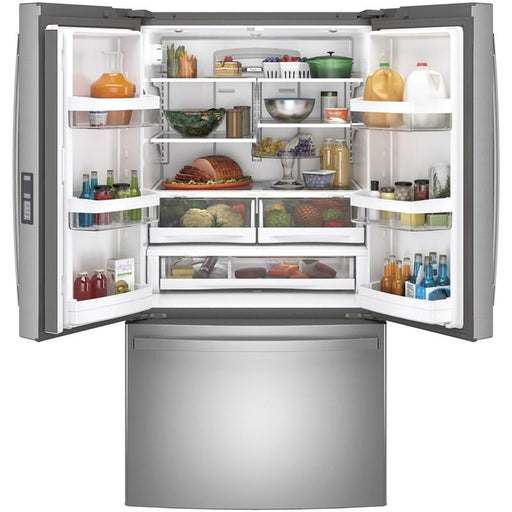 36-inch, 28.7 cu. ft. French 3-Door Refrigerator with Icemaker (GNE29GYNFS)