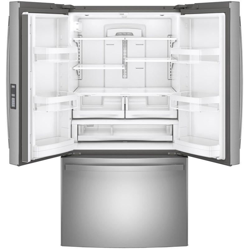 36-inch, 28.7 cu. ft. French 3-Door Refrigerator with Icemaker (GNE29GYNFS)