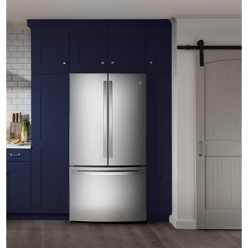 36-inch, 28.7 cu. ft. French 3-Door Refrigerator with Icemaker (GNE29GYNFS)