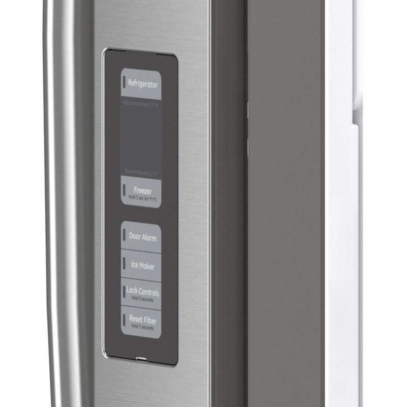 36-inch, 28.7 cu. ft. French 3-Door Refrigerator with Icemaker (GNE29GYNFS)