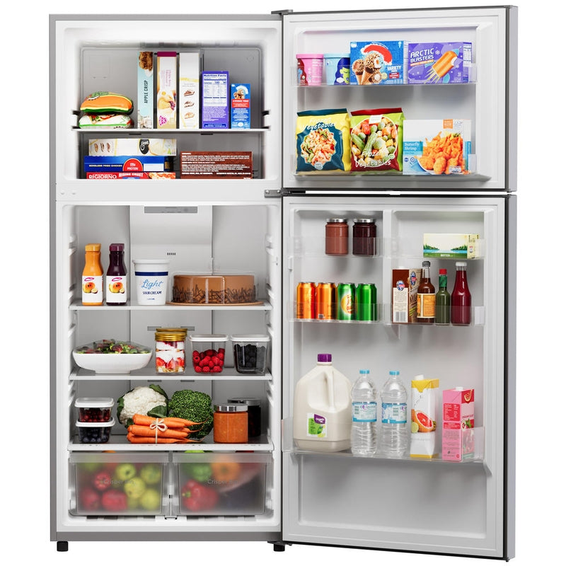 Kenmore: 18.1 cu. ft. Top Freezer Refrigerator Fingerprint Resistant Metallic Steel (61345)