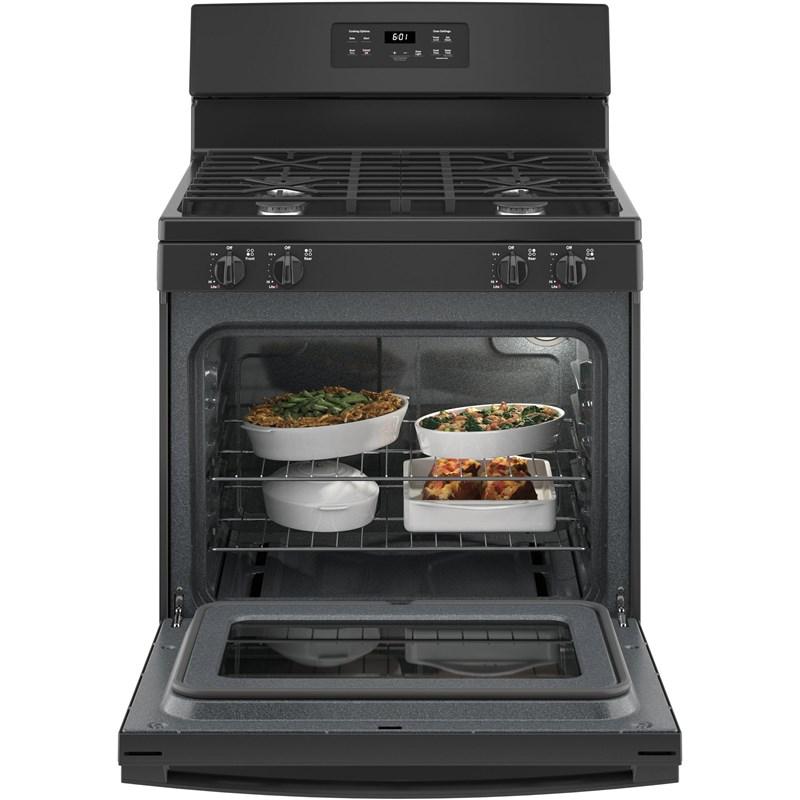 30-inch Freestanding Gas Range with Precise Simmer Burner (JGBS61DPBB)