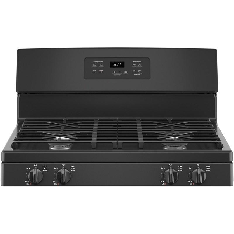 30-inch Freestanding Gas Range with Precise Simmer Burner (JGBS61DPBB)