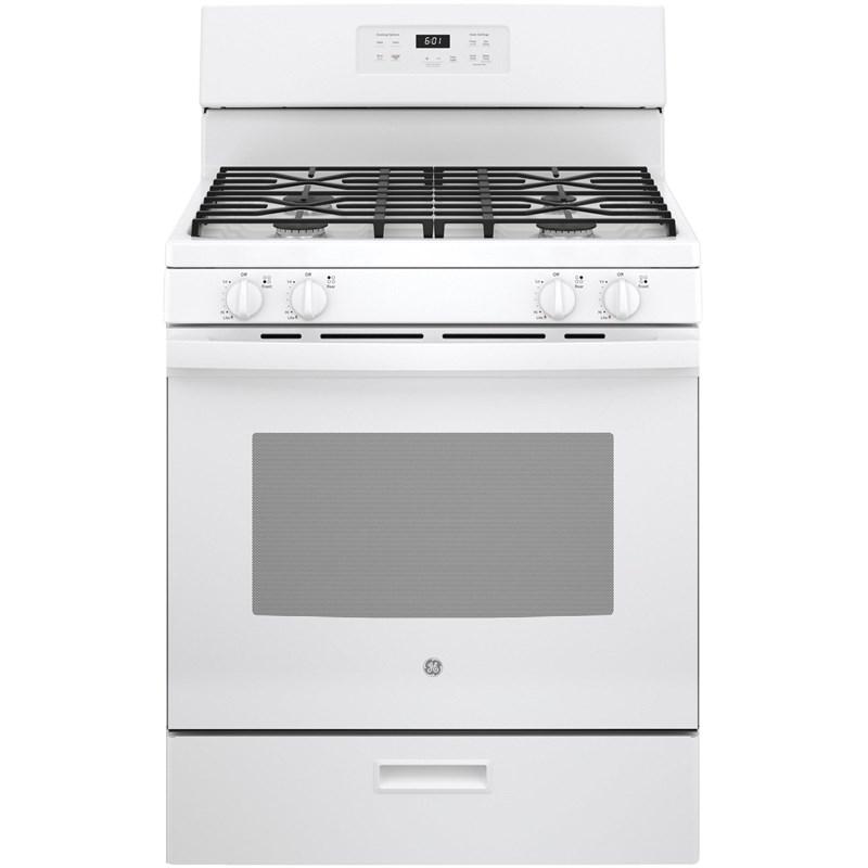 30-inch Freestanding Gas Range with Precise Simmer Burner (JGBS61DPWW)