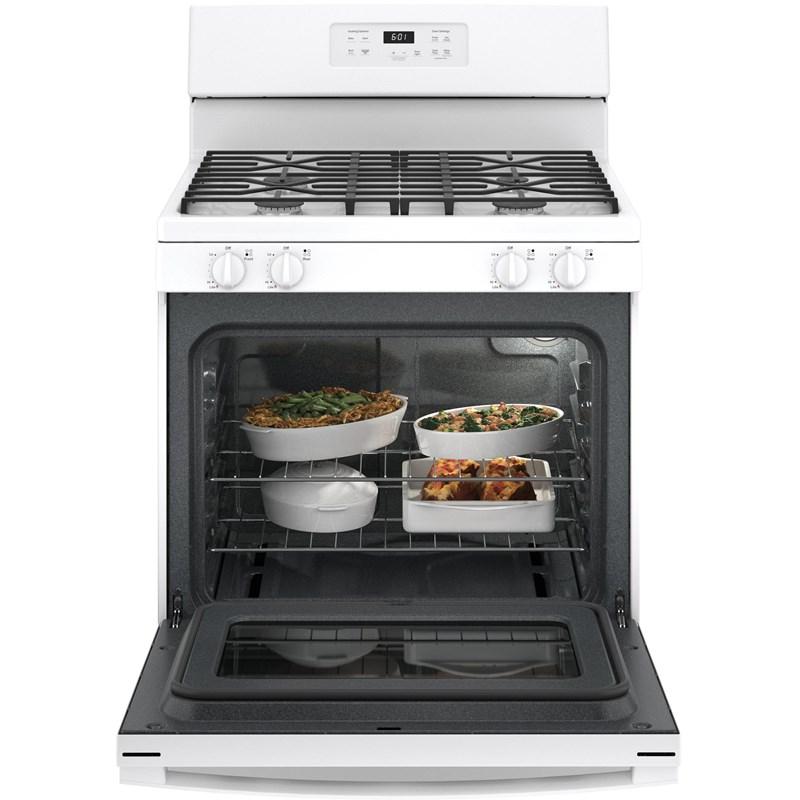 30-inch Freestanding Gas Range with Precise Simmer Burner (JGBS61DPWW)