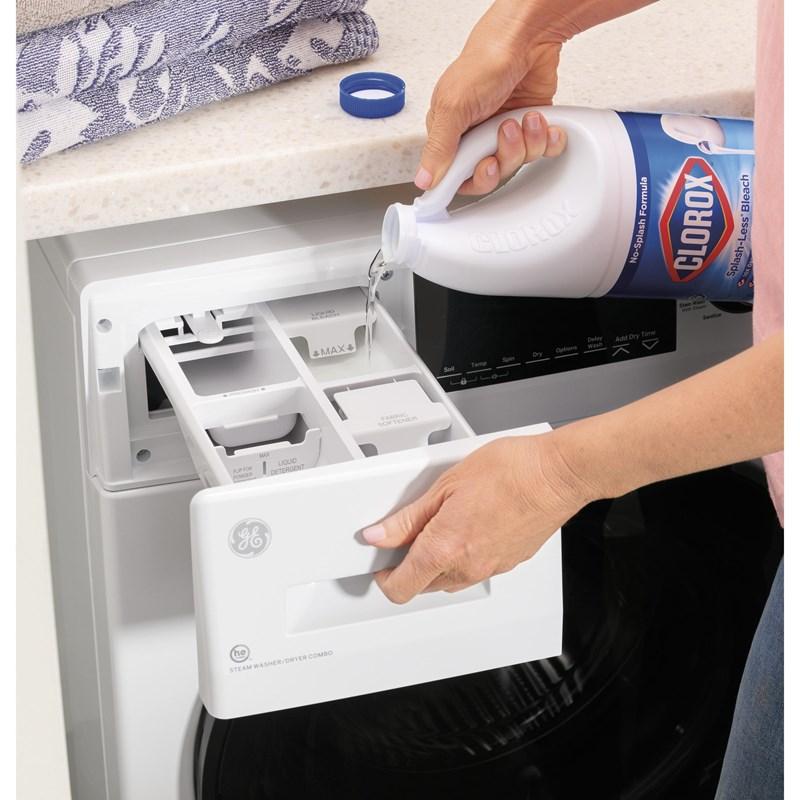 All-in-One Electric Laundry Center with Condenser (GFQ14ESSNWW)