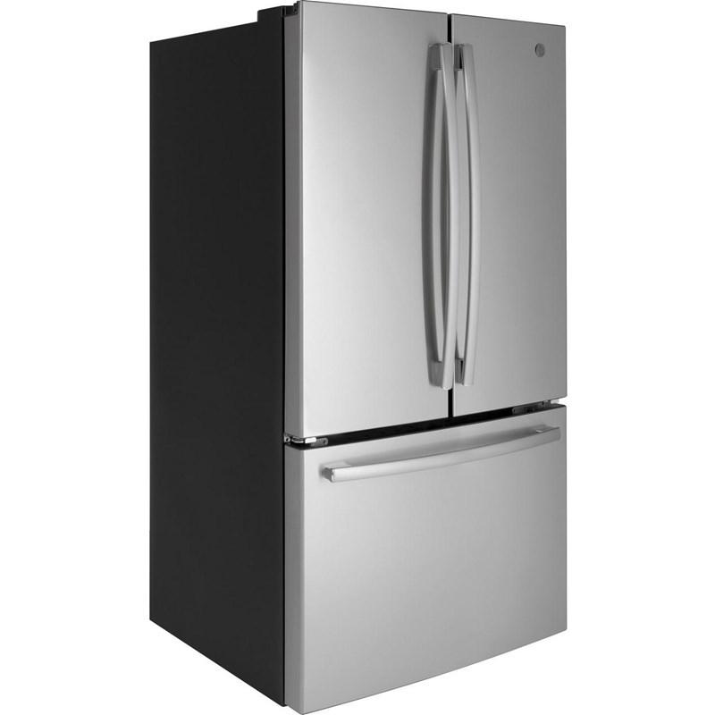 36-inch, 27 cu. ft. French 3-Door Refrigerator with Internal Water Dispenser (GNE27JYMFS)