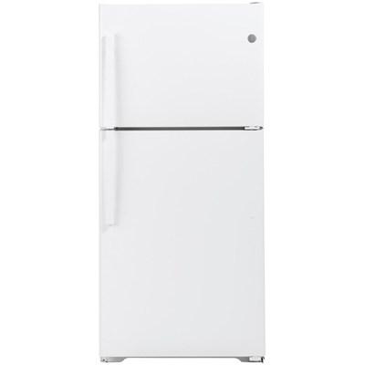 30-inch, 19.2 cu. ft. Top Freezer Refrigerator with edge-to-edge glass shelves (GTE19JSNRSS)