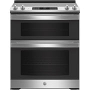 30-inch Slide-in Electric Range with True European Convection Technology (JSS86SPSS)