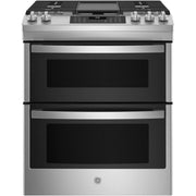 30-inch Slide-in Gas Range with True European Convection Technology (JGSS86SPSS)