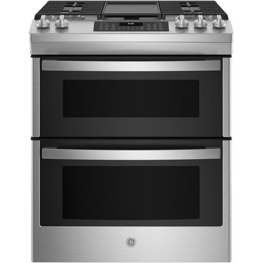 30-inch Slide-in Gas Range with True European Convection Technology (JGSS86SPSS)