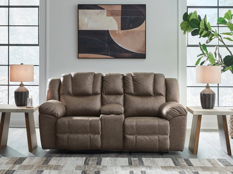 Knoxlee DBL Reclining Loveseat w/Console