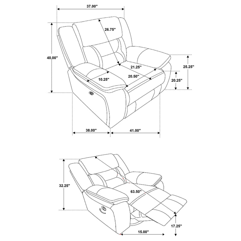 Greer Upholstered Swivel Glider Recliner Chair