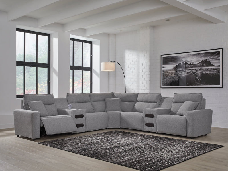 Modmax II 7-Piece Power Reclining Sectional with Audio Consoles