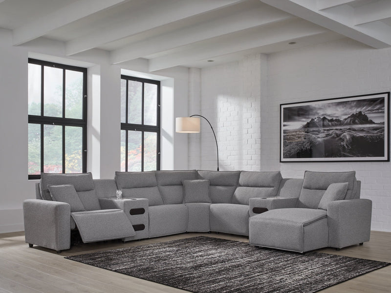 Modmax II 7-Piece Power Reclining Sectional with Audio Consoles