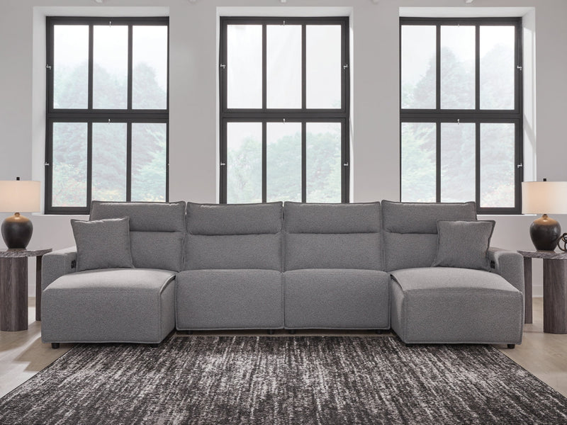 Modmax II 4-Piece Power Reclining Sectional with Chaise