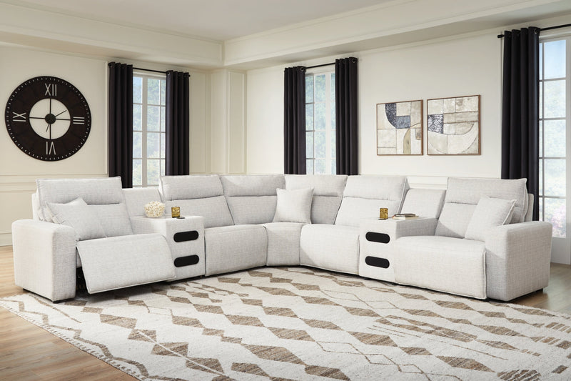Modmax II 7-Piece Power Reclining Sectional with Audio Consoles
