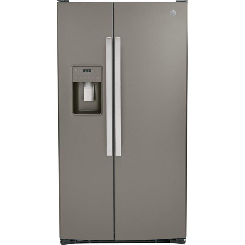36-inch, 25.3 cu. ft. Side-by-Side Refrigerator with Water and Ice Dispenser (GSS25GMPES)