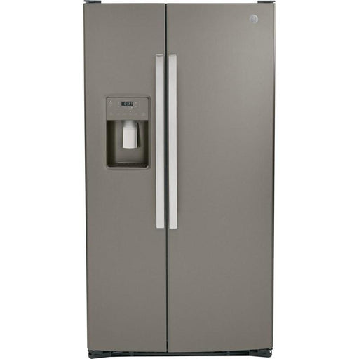 36-inch, 25.3 cu. ft. Side-by-Side Refrigerator with Water and Ice Dispenser (GSS25GMPES)