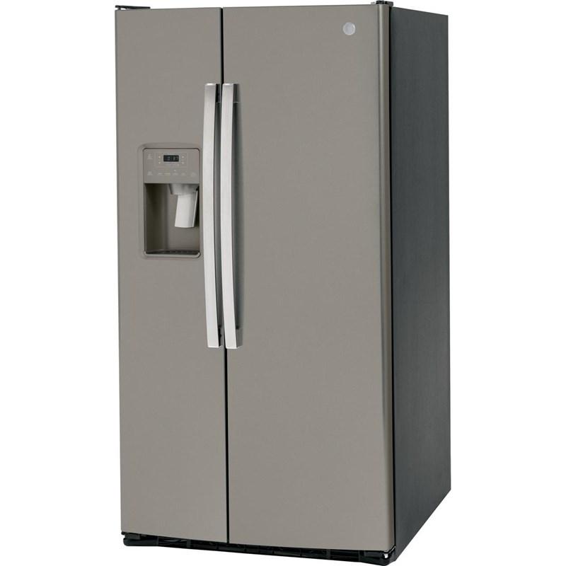 36-inch, 25.3 cu. ft. Side-by-Side Refrigerator with Water and Ice Dispenser (GSS25GMPES)