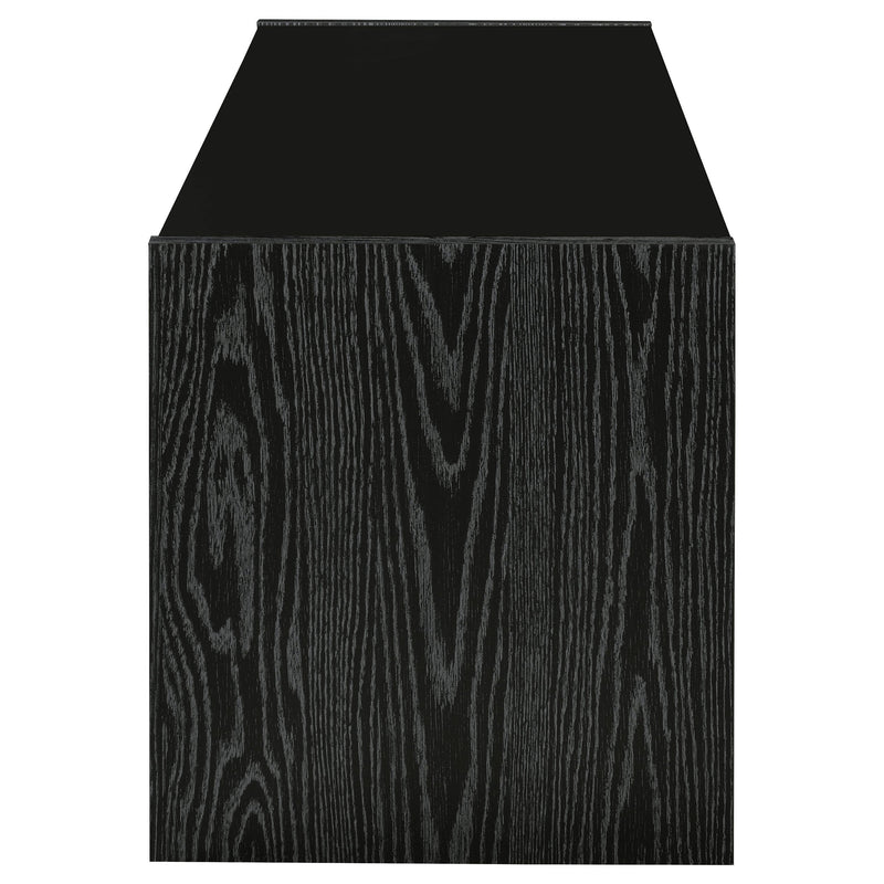 Alton 3-drawer Engineered Wood 61-inch TV Stand Black Oak