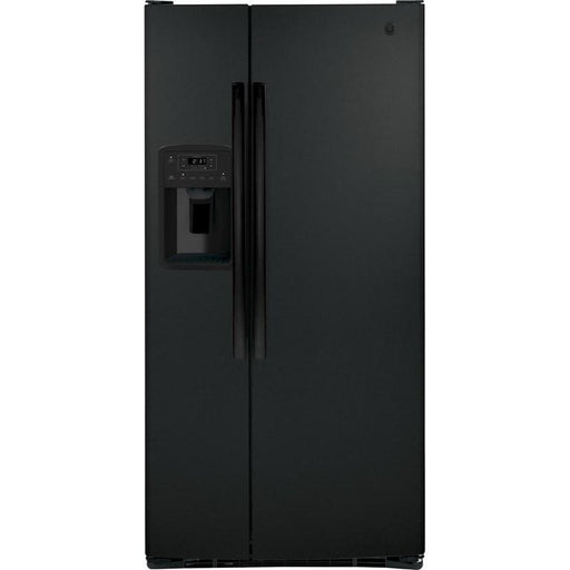 33-inch, 23 cu. ft. Side-By-Side Refrigerator with Water and Ice Dispensing System (GSS23GGPBB)