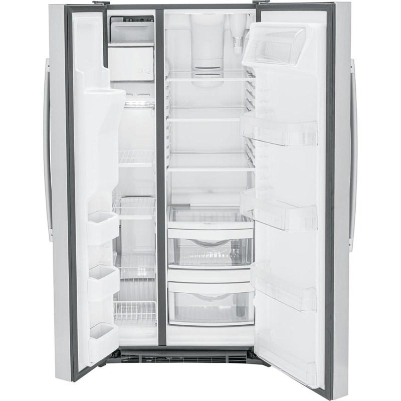 33-inch, 23 cu. ft. Side-By-Side Refrigerator with Water and Ice Dispensing System (GSS23GYPFS)