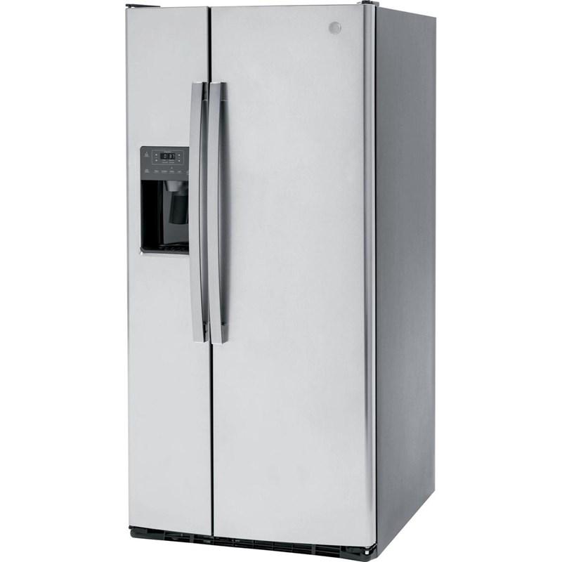 33-inch, 23 cu. ft. Side-By-Side Refrigerator with Water and Ice Dispensing System (GSS23GYPFS)