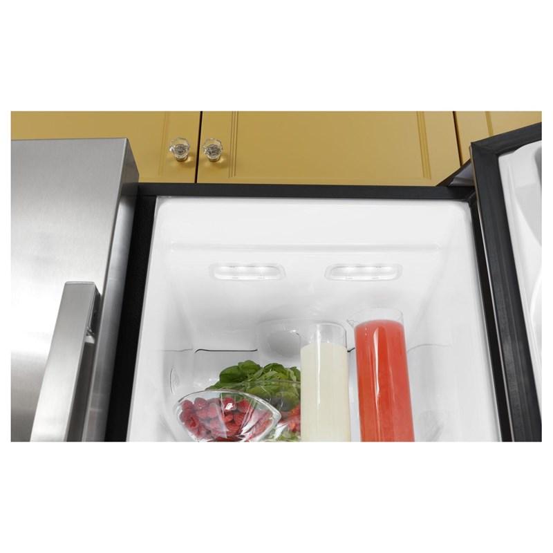 33-inch, 23 cu. ft. Side-By-Side Refrigerator with Water and Ice Dispensing System (GSS23GYPFS)
