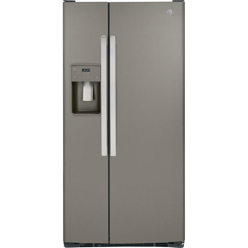 33-inch, 23 cu. ft. Side-By-Side Refrigerator with Water and Ice Dispensing System (GSS23GMPES)