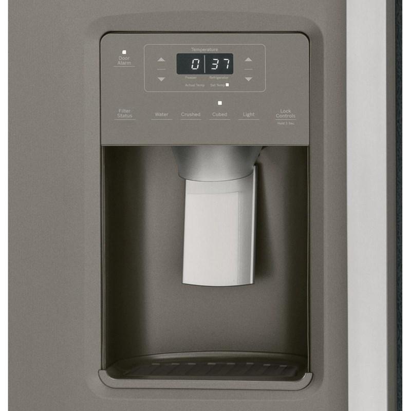 33-inch, 23 cu. ft. Side-By-Side Refrigerator with Water and Ice Dispensing System (GSS23GMPES)