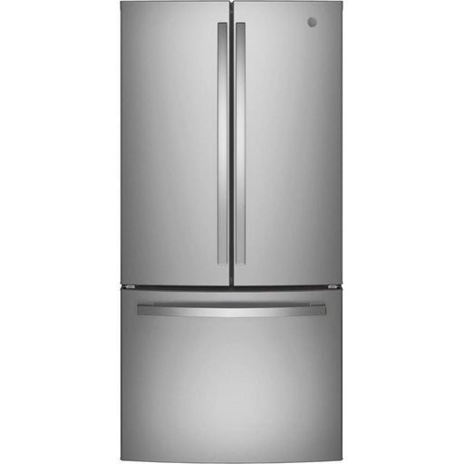 33-inch, 18.6 cu. ft. Counter-Depth French-Door Refrigerator (GWE19JYLFS)