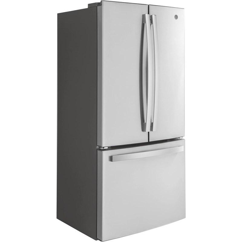 33-inch, 18.6 cu. ft. Counter-Depth French-Door Refrigerator (GWE19JYLFS)