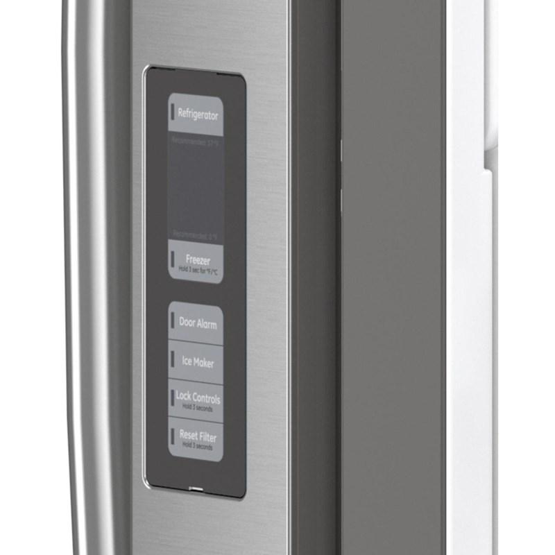 33-inch, 18.6 cu. ft. Counter-Depth French-Door Refrigerator (GWE19JYLFS)