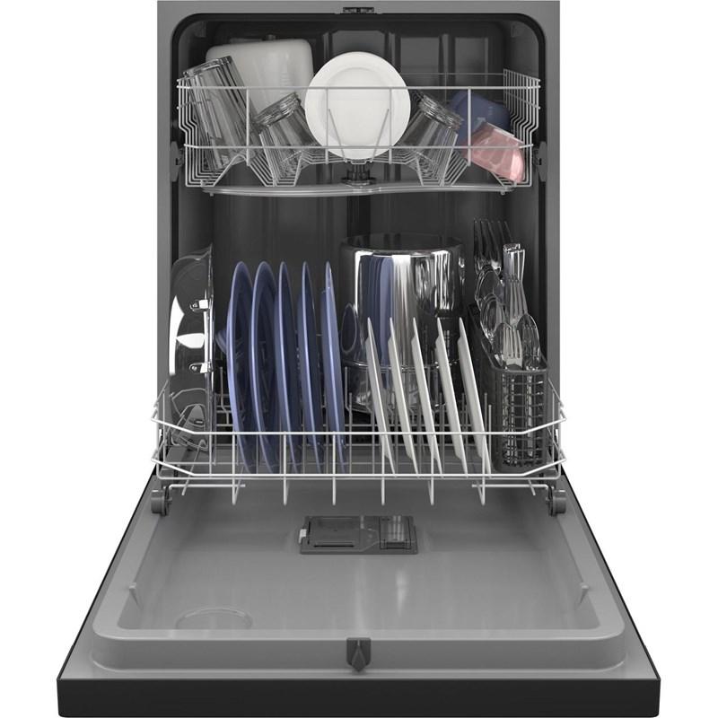 Built-in Dishwasher with Hard Food Disposer (GDF450PGRBB)