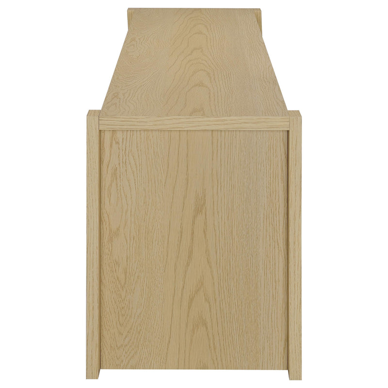 Laurelton 78-inch 4-door TV Stand Media Console Light Oak