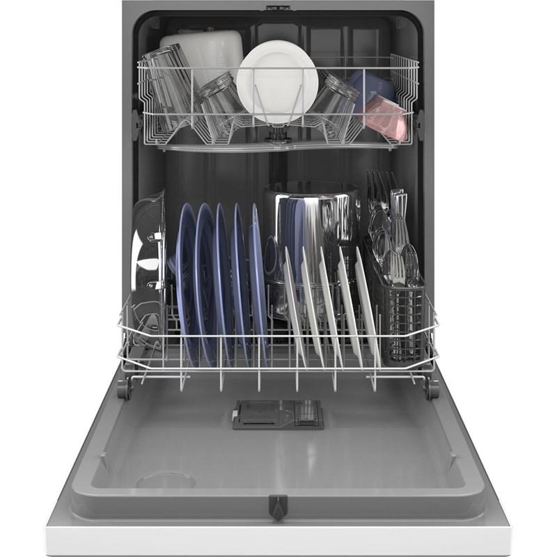 Built-in Dishwasher with Hard Food Disposer (GDF450PGRWW)