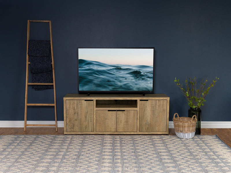 Tabby 4-door Engineered Wood 60-inch TV Stand Mango
