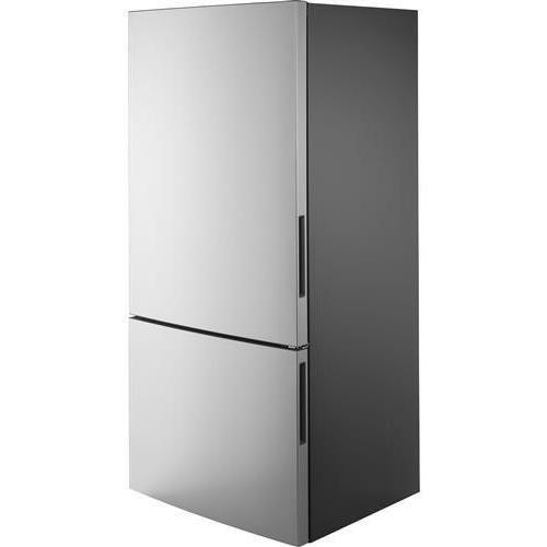 32-inch, 17.7 cu.ft. Counter-Depth Bottom Freezer Refrigerator with LED Lighting (GBE17HYRFS)